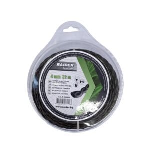 RAIDER Μεσινέζα στριφτή μαύρη 4,0mm-32m - 110250