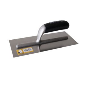 COME Σπάτουλα κόλλας χωρίς δόντι inox πλαστική λαβή 400x120x0,6mm 399IN400