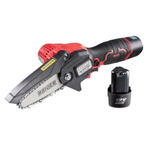 RAIDER Αλυσοπρίονο κλαδευτικό μπαταρίας 2x2Ah 12V 0,87kg με λάμα 10cm RD-GP24 075726