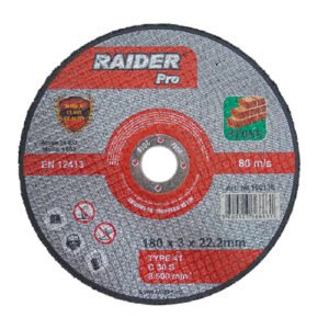RAIDER Τροχός κοπής πέτρας Pro 115*3*22.2mm 160134