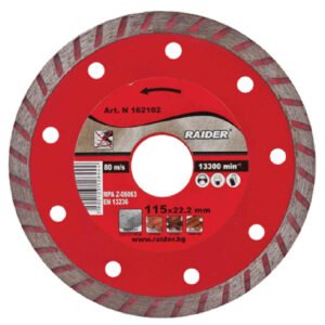 RAIDER Δίσκος κοπής διαμαντέ Turbo 125ΜΜ 162105