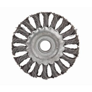 RAIDER Συρματόβουρτσα δίδυμου τροχού 100ΜΜ/4' 171108