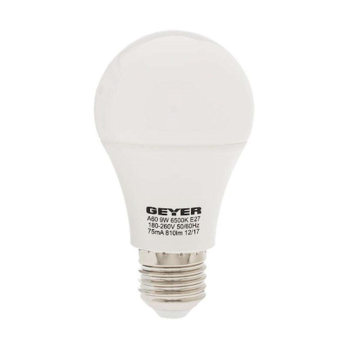 GEYER Λάμπα led Α60 E27 9.5W λευκό 1055LM 10W LACE2710E