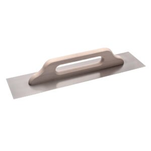 COME Σπάτουλα κόλλας χωρίς δόντι ξύλινη λαβή 500x120x0,6mm 31112000