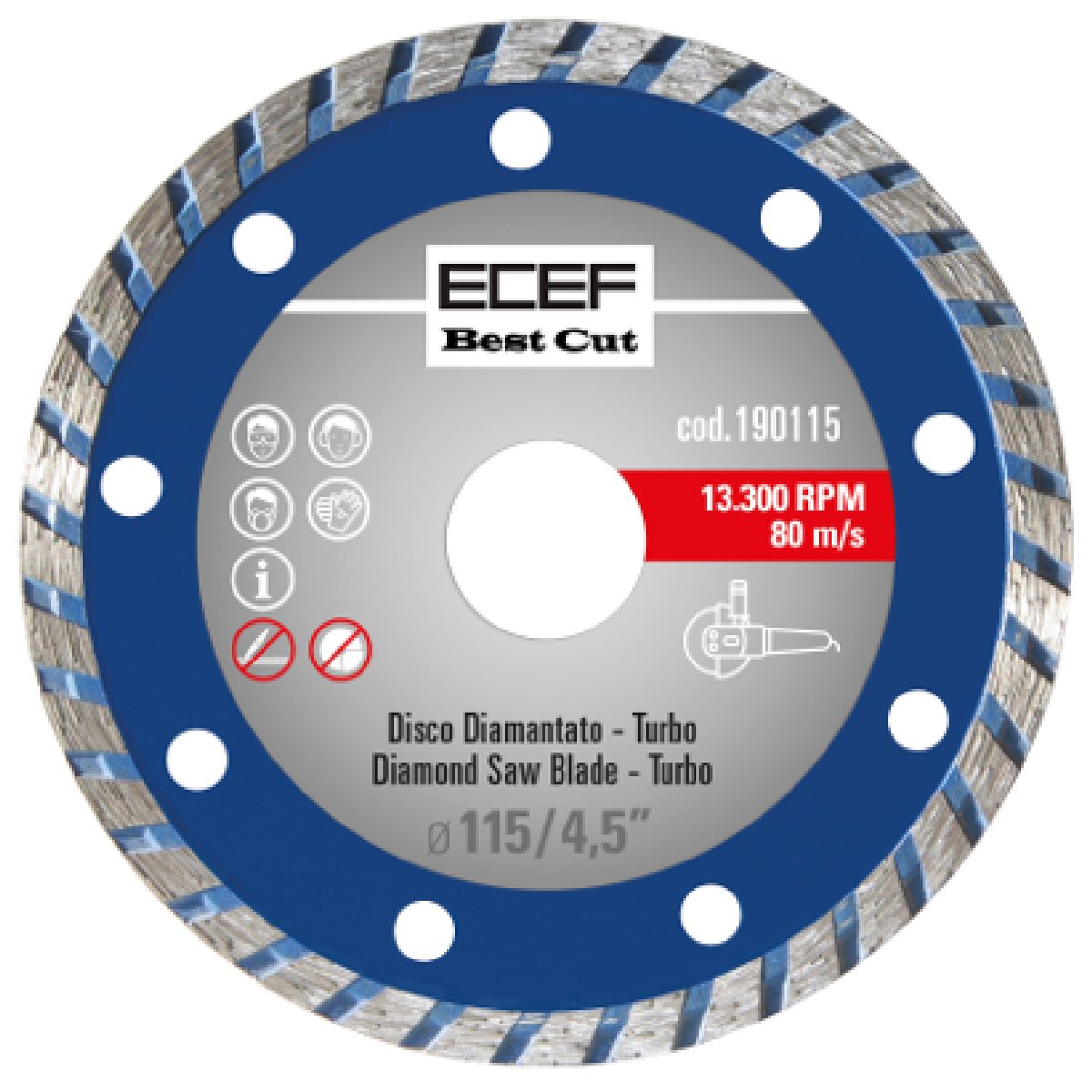 Δίσκος διαμαντέ Turbo Standard 230mm 190230