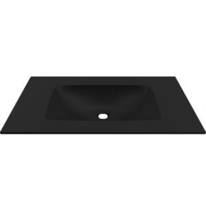 Νιπτήρας επίπλου DECISO 120 Black BDDEC120BK KARAG 120,5x46x12cm