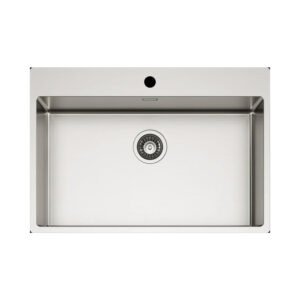 Νεροχύτης κουζίνας ανοξείδωτος COMPASS 700 Satinato ELLECI 74x51cm