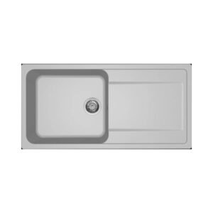 Νεροχύτης κουζίνας LIFE 480 Aluminium 79 ELLECI 100x50cm