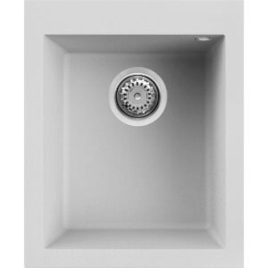 Νεροχύτης κουζίνας QUADRA 100 Bianco 68 ELLECI 41x50cm