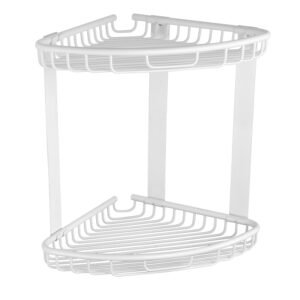 Καλάθι γωνιακό σχαρωτό RETI 963777 66 Λευκό ματ KARAG 21x21x27cm