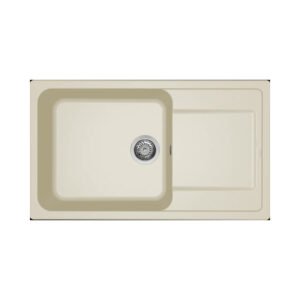Νεροχύτης κουζίνας LIFE 410 Bianco Antico 62 ELLECI 86x50cm