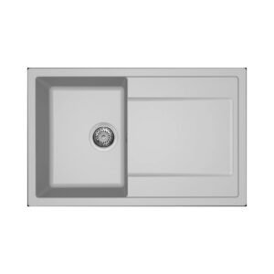 Νεροχύτης κουζίνας LIFE 300 Aluminium 79 ELLECI 79x50cm