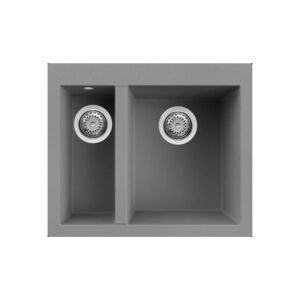 Νεροχύτης κουζίνας QUADRA 150 Titanium 73 ELLECI 59x50cm