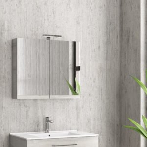 Καθρέπτης ανοιγόμενος με δύο πόρτες Ice Oak 8902 URBAN