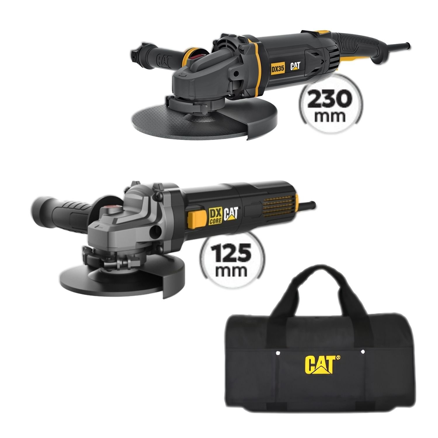 CAT Combo-55 Γωνιακός DX3065, Γωνιακός DX35, Τσάντα υφασμάτινη