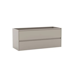 DYMA 120 Έπιπλο Μπάνιου 120cm Walnut Brown με 2 Συρτάρια KARAG