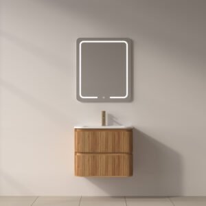 Βάση Επίπλου Μπάνιου NORDIC 60 με 2 Συρτάρια Acacia 590x460x495mm KARAG